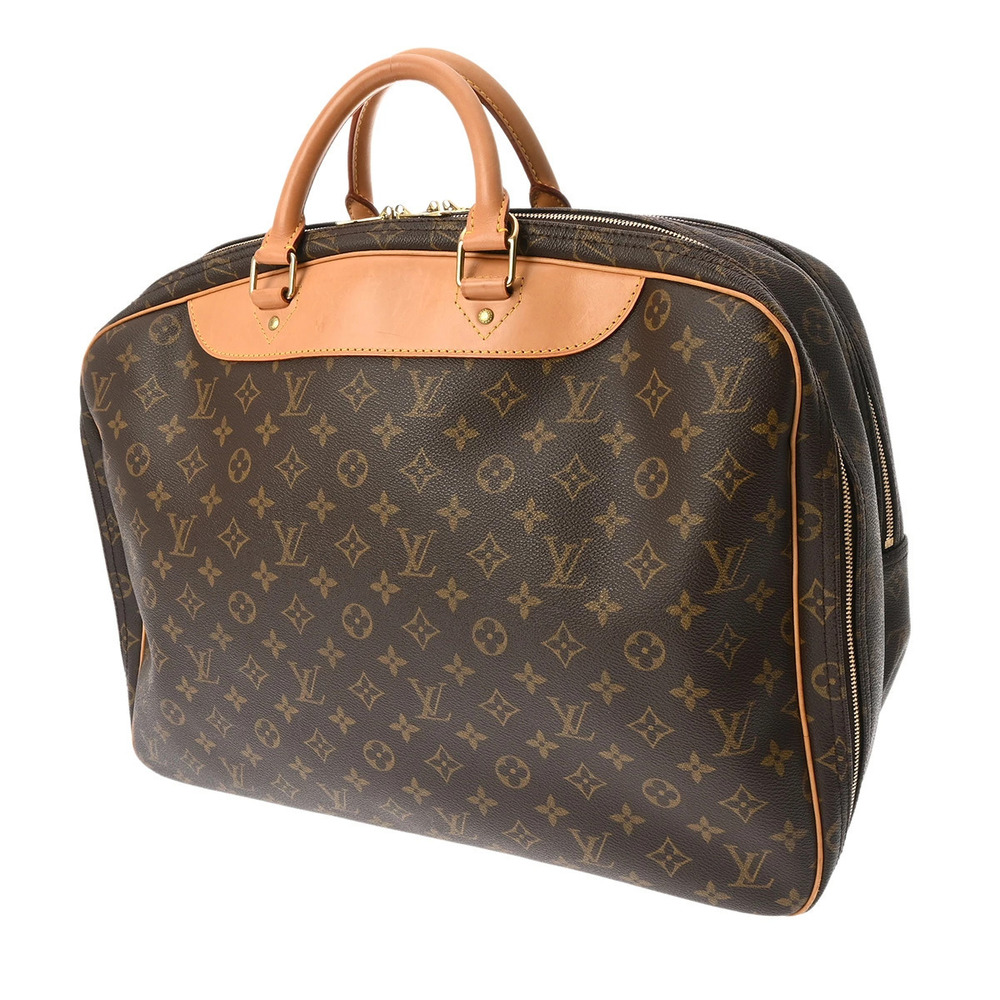 Louis Vuitton Bag Monogram Aliz Boston Canvas Brown